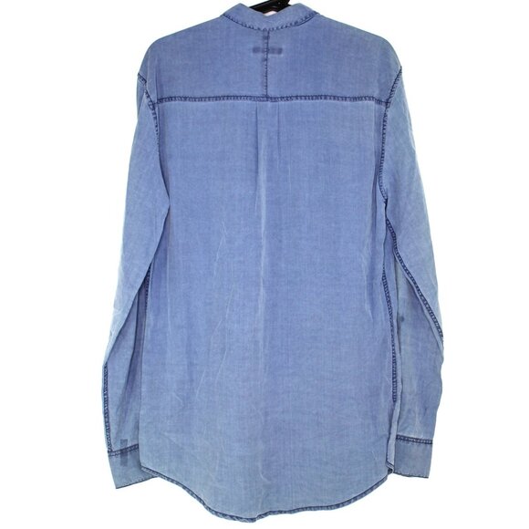 Equipment Homme Mens Medium Flowy Button Up Shirt NEW RARE N1339 - Picture 5 of 5